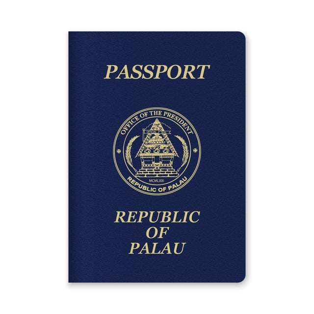 A passport for the citizens of the country of Palau
