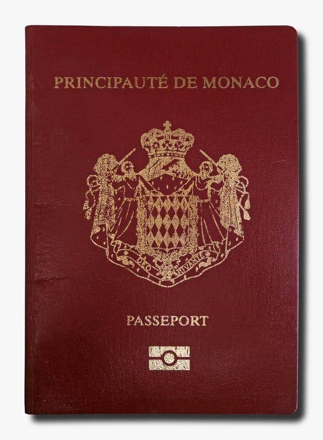 An image of a Monaco passport