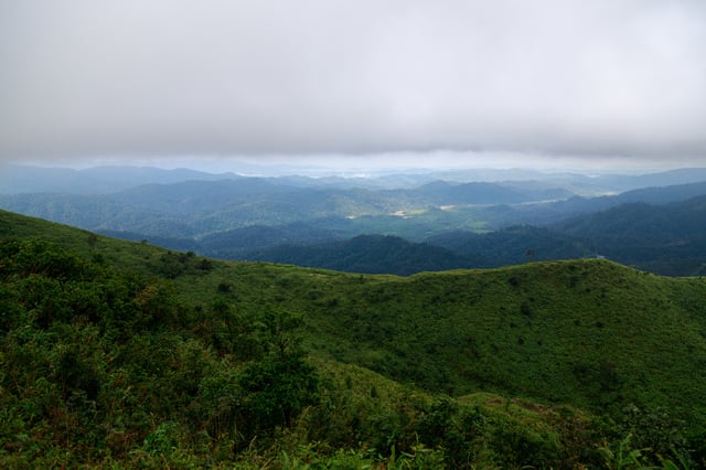 Beautiful Mountains And Fog In The Morning