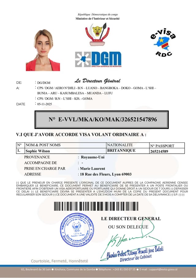 DR Congo eVisa