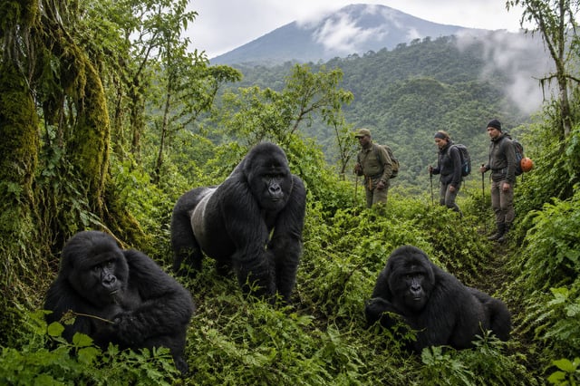 Gorilla Trekking At Virunga National Park