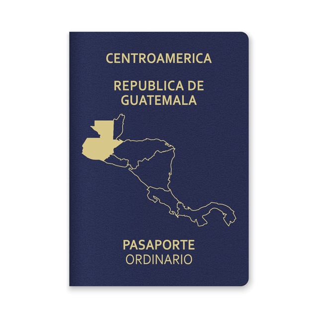 Image of a Guatemalan passport