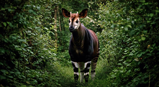 Okapi Is The National Animal Of The Drc