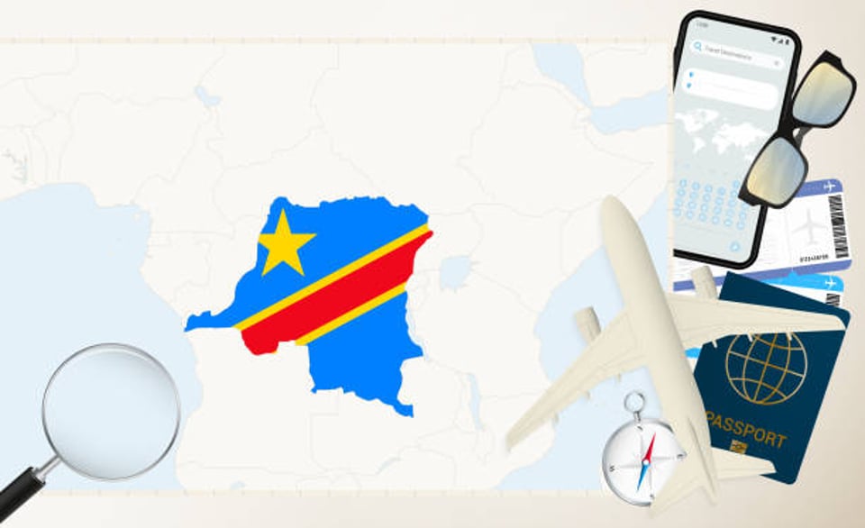 Airports in the DRC