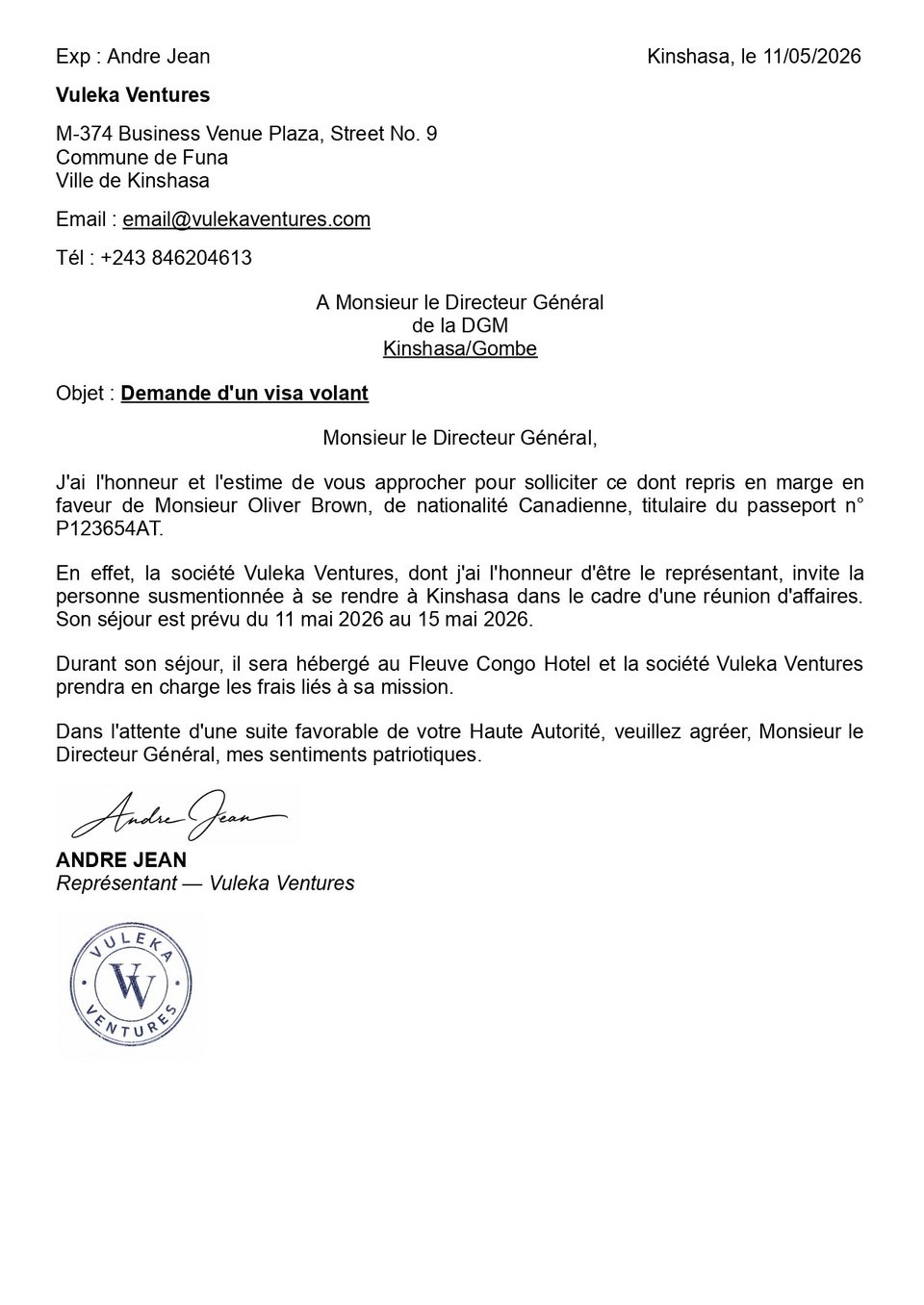 Request Letter Sample For Professional Travel 