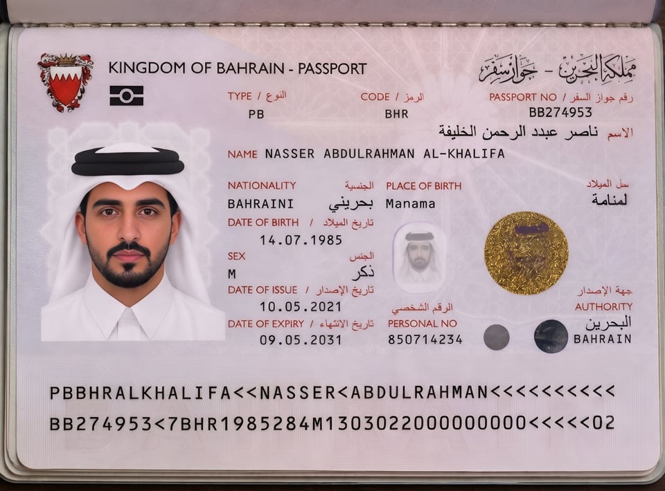 Passport Bio Page