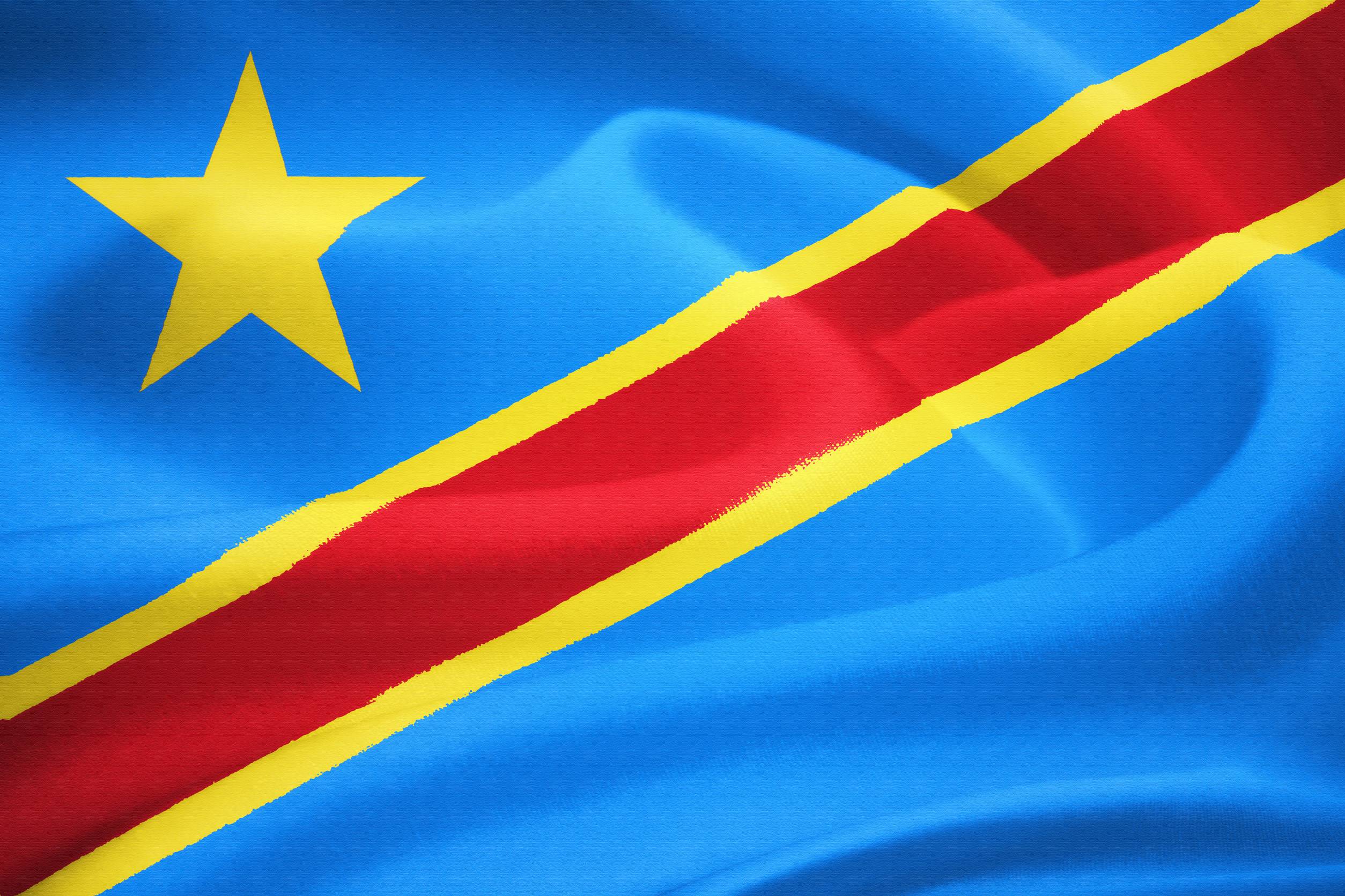 Flag Of The Democratic Republic Of Congo